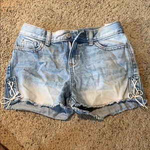 Denim shorts